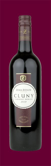 Zema Cluny Cabernet Merlot 2009