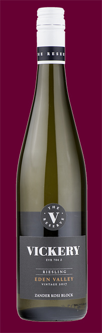 Vickery The Reserve Eden Valley Riesling 2017